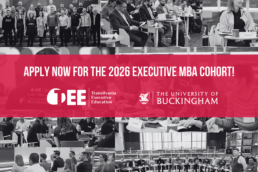 Registration opens for the Transilvania Executive Education MBA programme, validated by Buckingham University