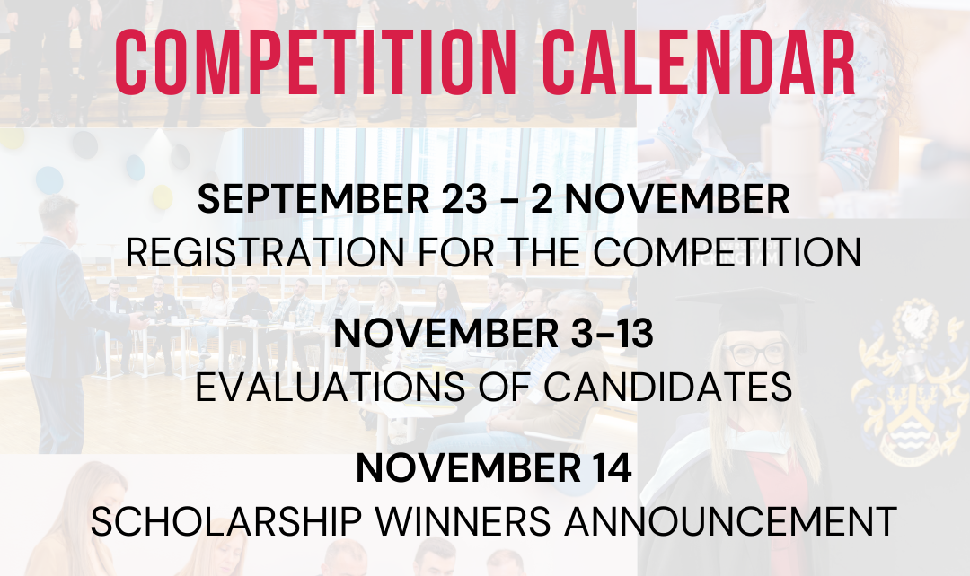 Calendar competitie burse