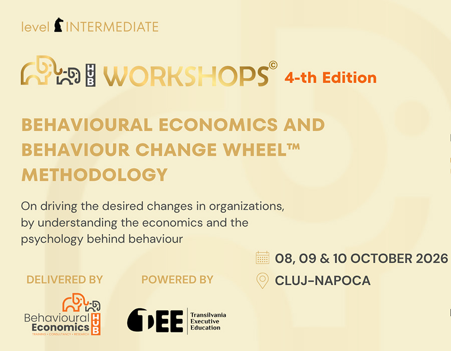 BEHAVIOURAL ECONOMICS AND BEHAVIOUR CHANGE WHEEL™ METHODOLOGY 4-th Edition